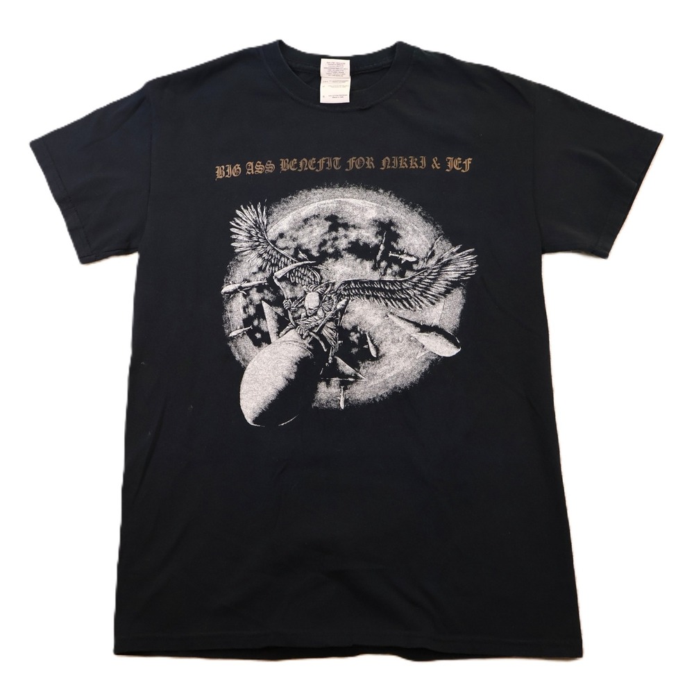 Gildan Mens S T-Shirt Black Benefit Autopsy Ghoul Noothgrush 2012 Band Tee